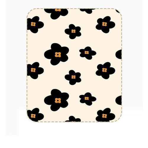 Gemütliche Fleece-Wurfdecke mit bold floralem Design