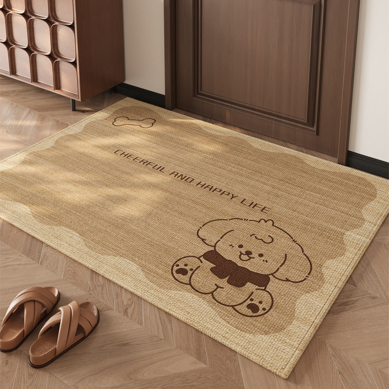 Niedlicher Cartoon-Hund-Themen-Innenbereichsmatte für zu Hause