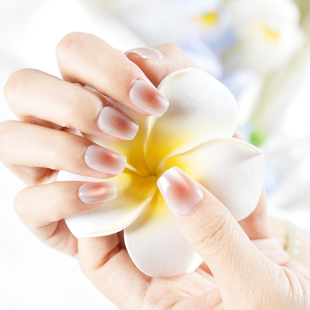 Glänzendes Press-On Nagelkunst Set Karnz