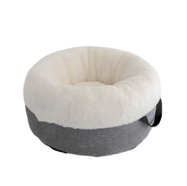 Plüsch runder Hundebett