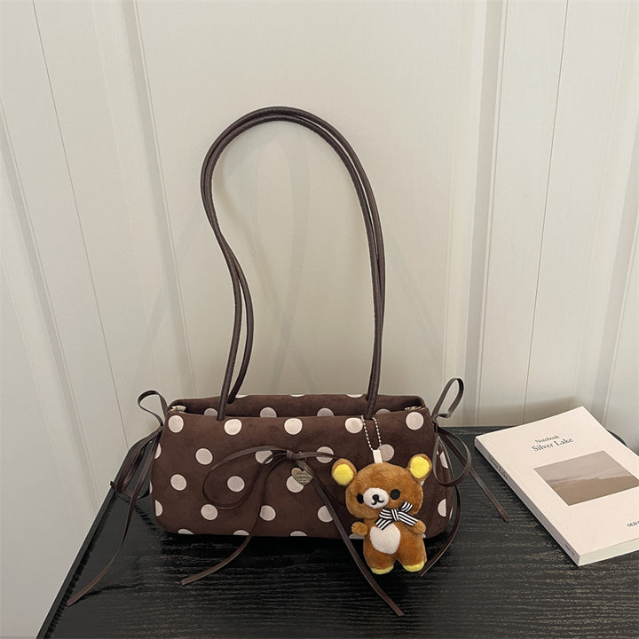 Verspielte Punkt Schultertasche