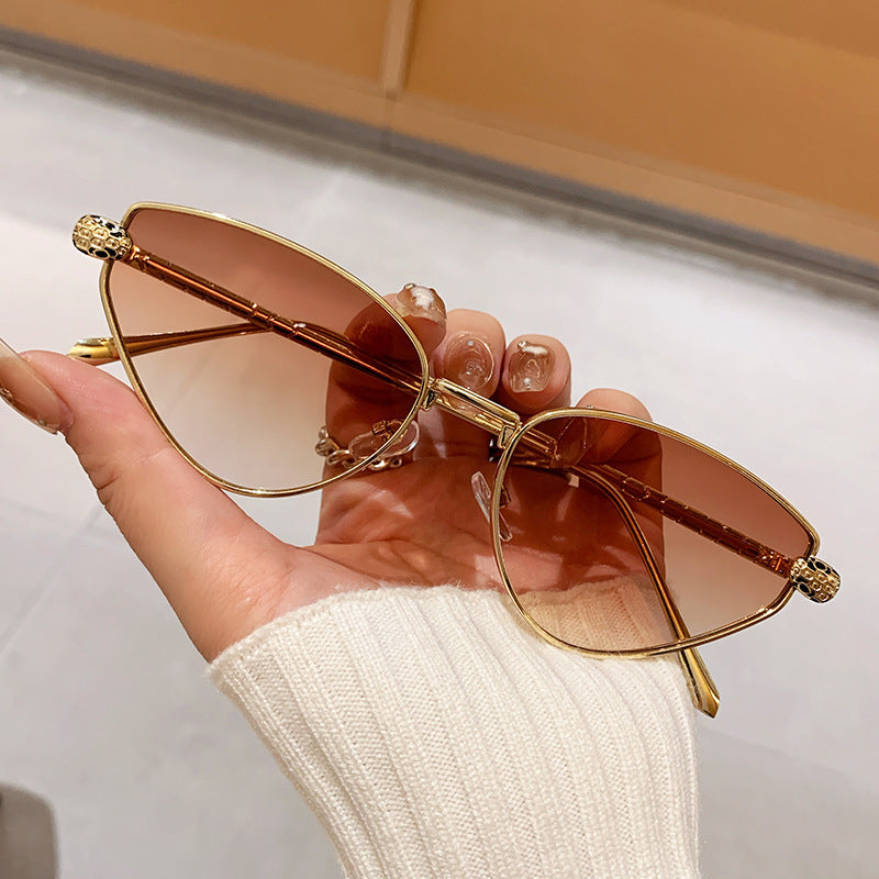 Damen Designer-Sonnenbrille mit schickem Cat-Eye-Design und luxuriösem Rahmen Karnz