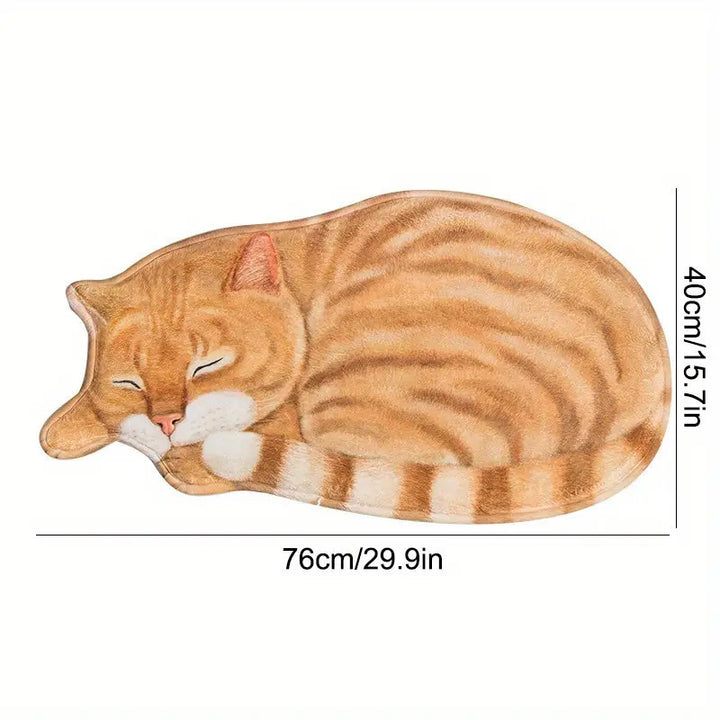 Cartoon-Katzen-Themen Plüsch-Badematte