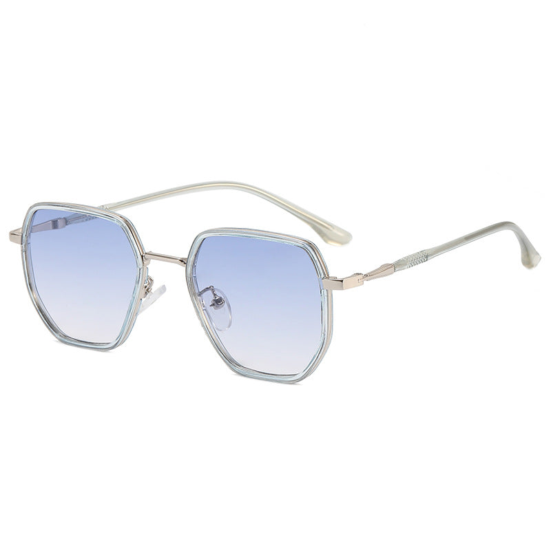 Damen geometrische Sonnenbrille mit elegantem Gläserdesign Karnz