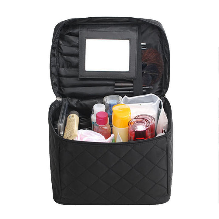 Quilted Makeup Organizer Case