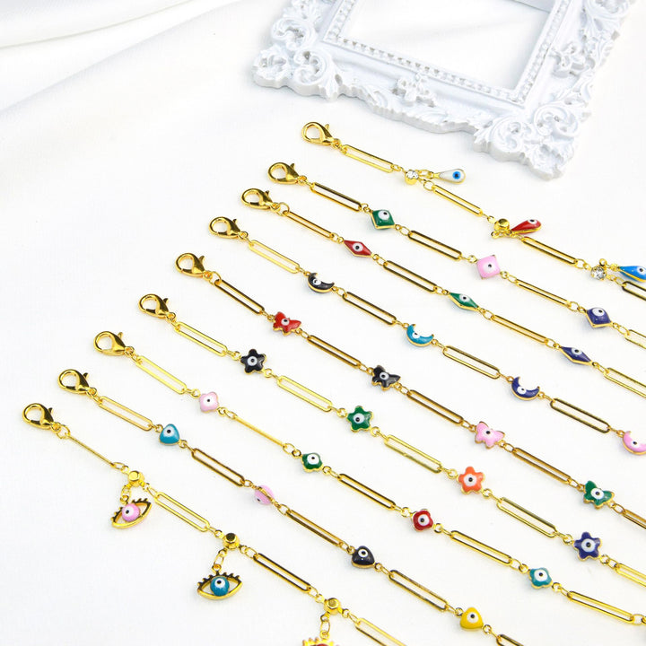 Künstlerisches Eye Charm Armband Karnz
