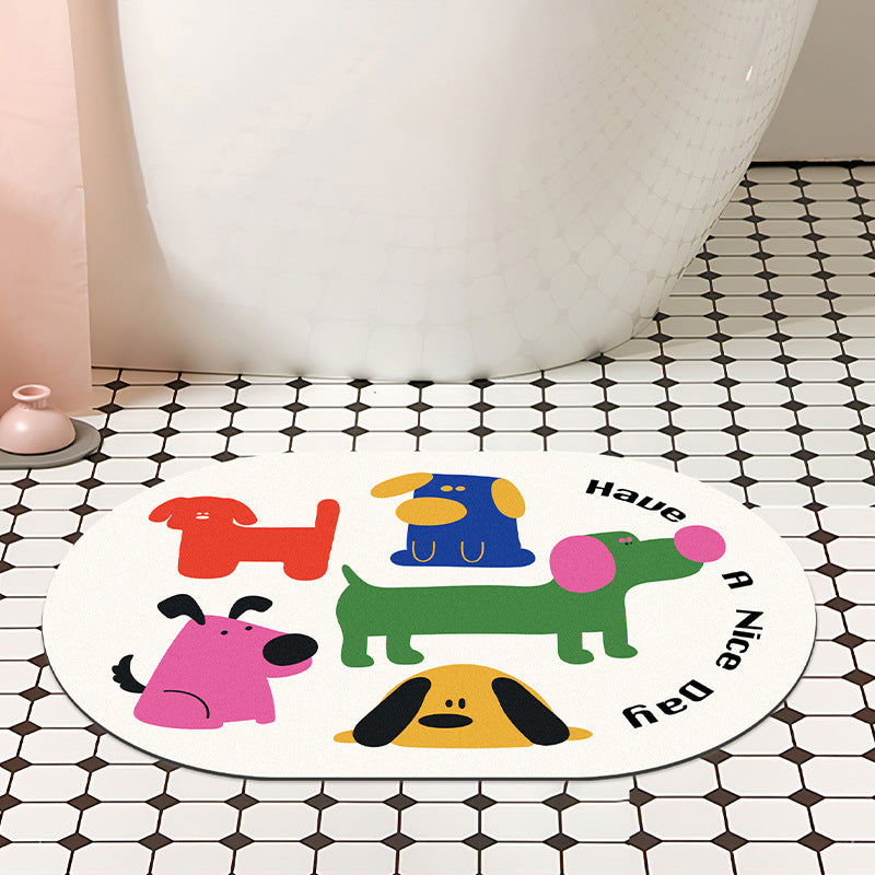 Lustige Hundethemen-Badewanne