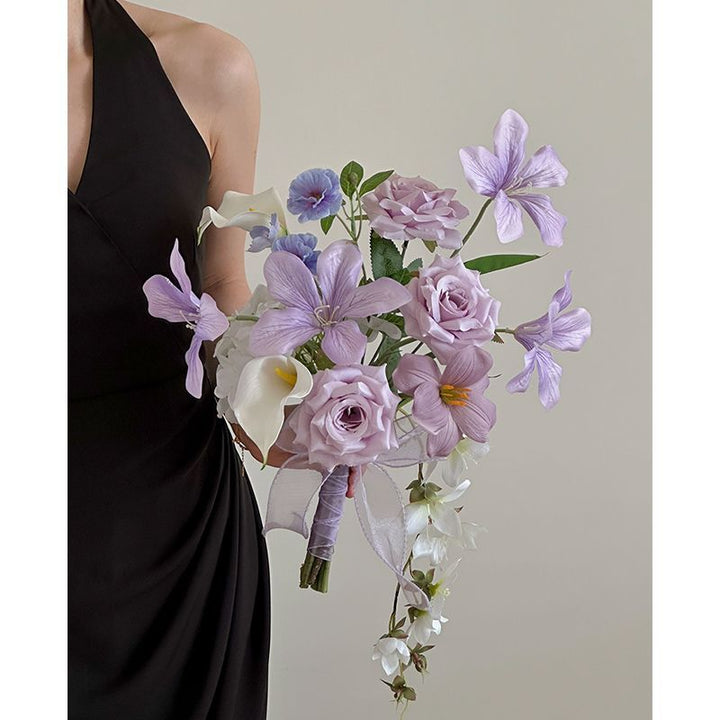 Elegante Braut Blumenstrauß