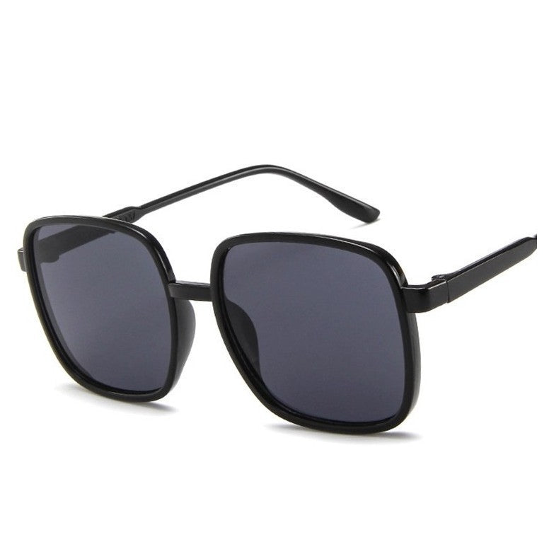 Damen quadratische Sonnenbrille mit braunen Gläsern und modischem Rahmen Karnz