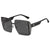 Damen Oversized Sonnenbrille mit stilvollem quadratischem Rahmen Karnz