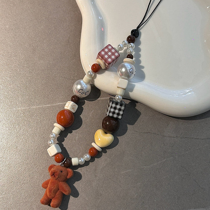 Dekorativer Perlen-Charm-Halskette Karnz 1790134836