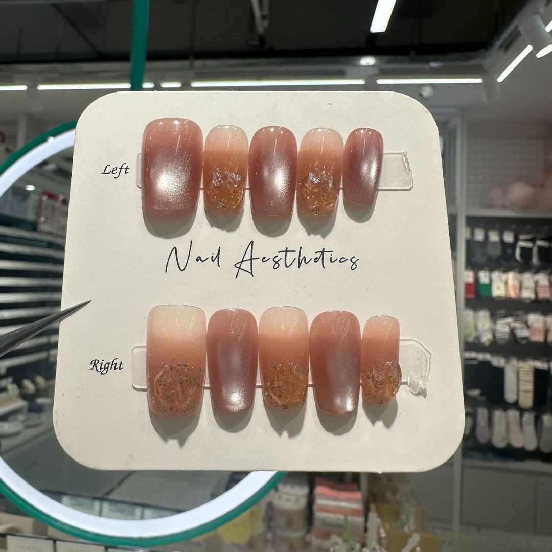 Ästhetisches Press-On Nagelset Karnz