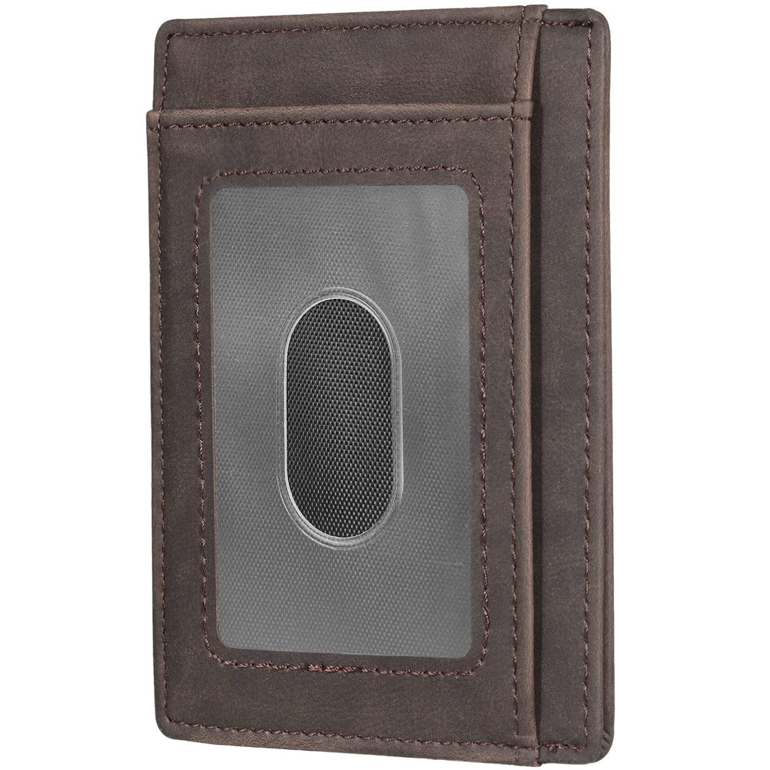 Vintage-inspirierter Leder-Kartenhalter Karnz