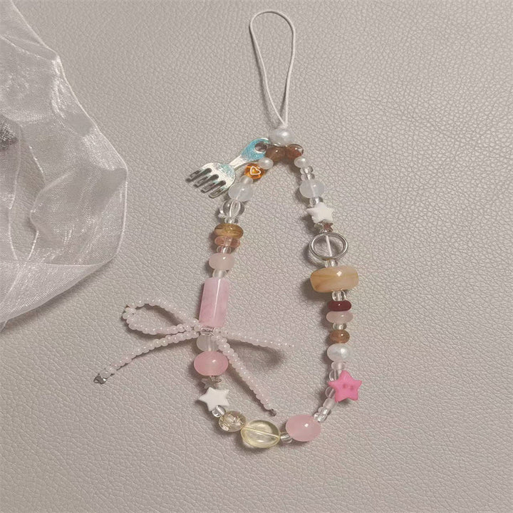 Künstlerischer Perlen Charm Handyband Karnz