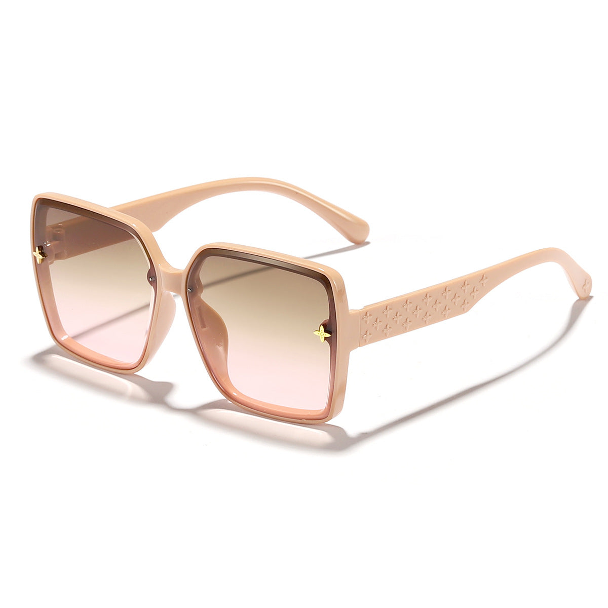 Damen oversized Sonnenbrille mit elegantem Rahmen und UV-Schutz Karnz