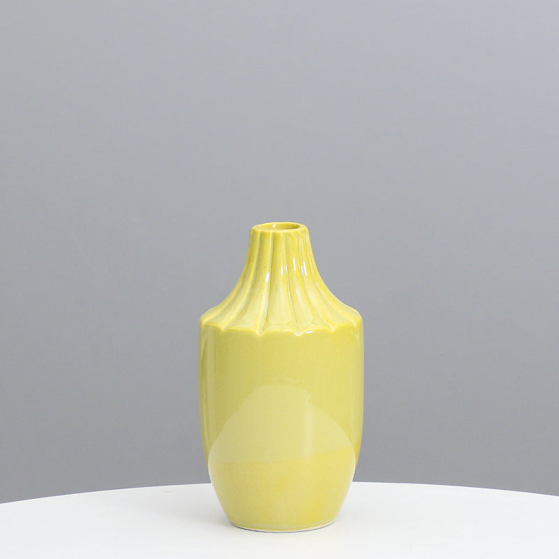 Moderne Keramische Dekorative Vase Karnz