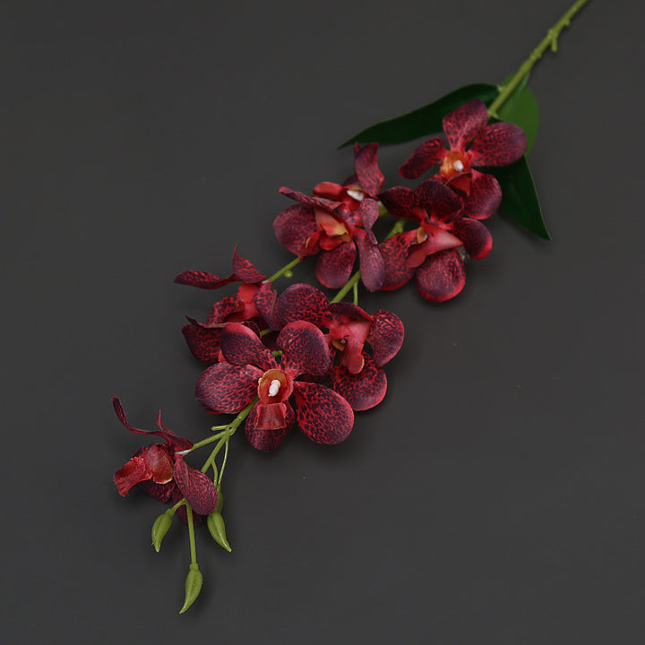 Elegante Faux-Orchideenstängel für die Heimdekoration