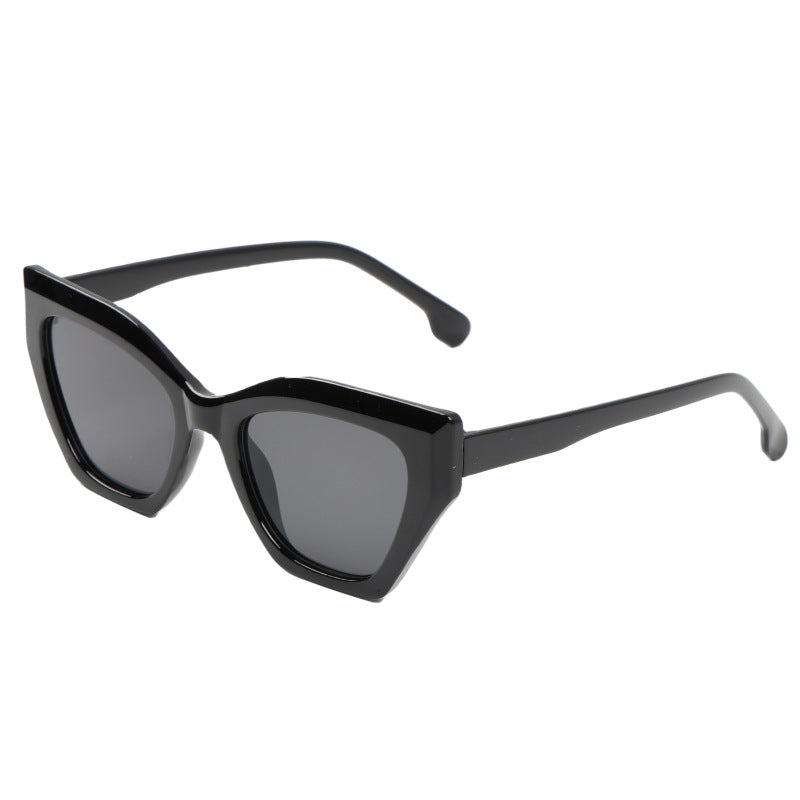 Damen Cat-Eye Sonnenbrille mit originellem Muster Karnz