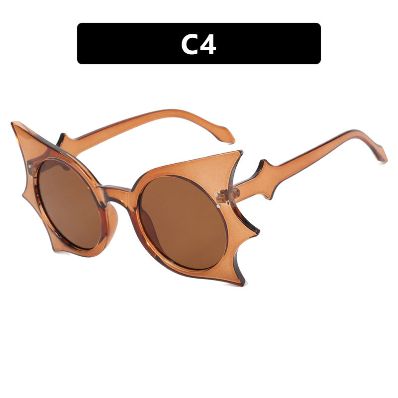Damen extravagante Cat-Eye Sonnenbrille mit auffälligem Rahmen Karnz