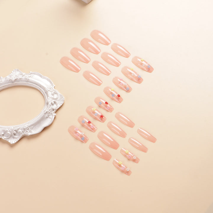 Floral Design Press-On Nagelset Karnz