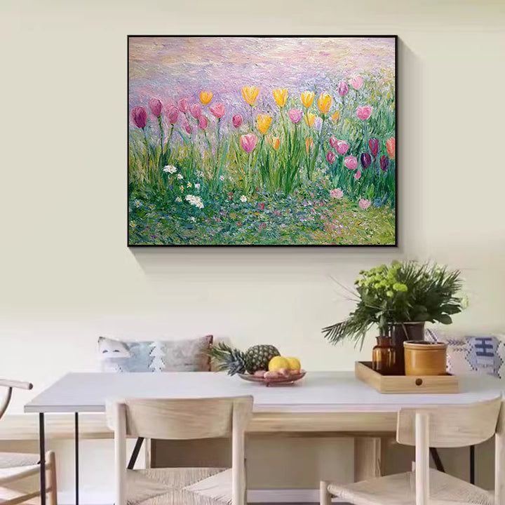 Blumenlandschaft Wandkunst