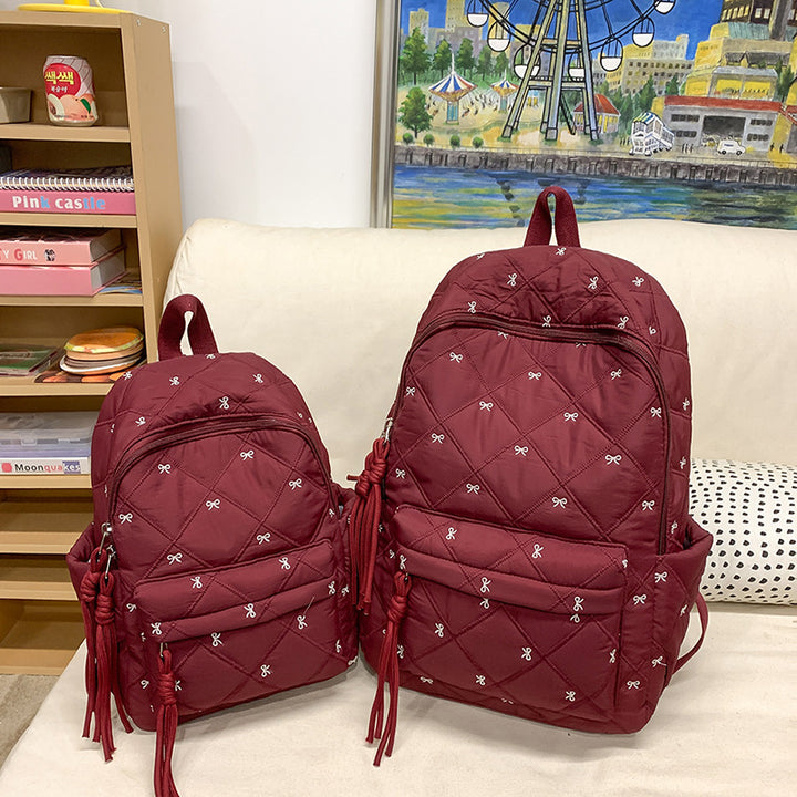 Gesteppt stilvolles Alltags-Rucksack Karnz