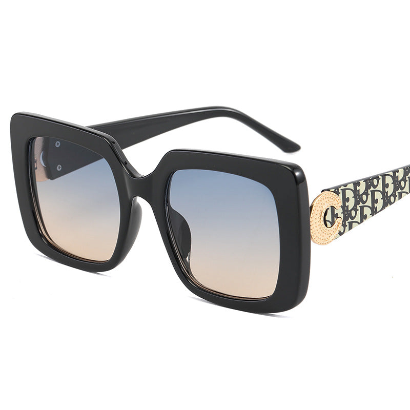 Damen modische Sonnenbrille im modernen quadratischen Design Karnz