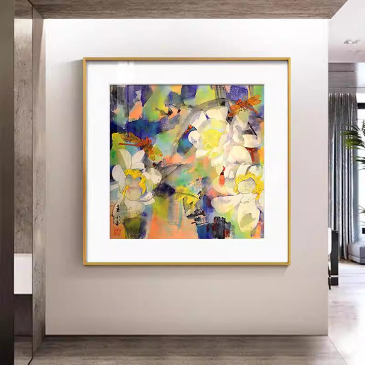 Künstlerische strukturierte Leinwand Wandkunst