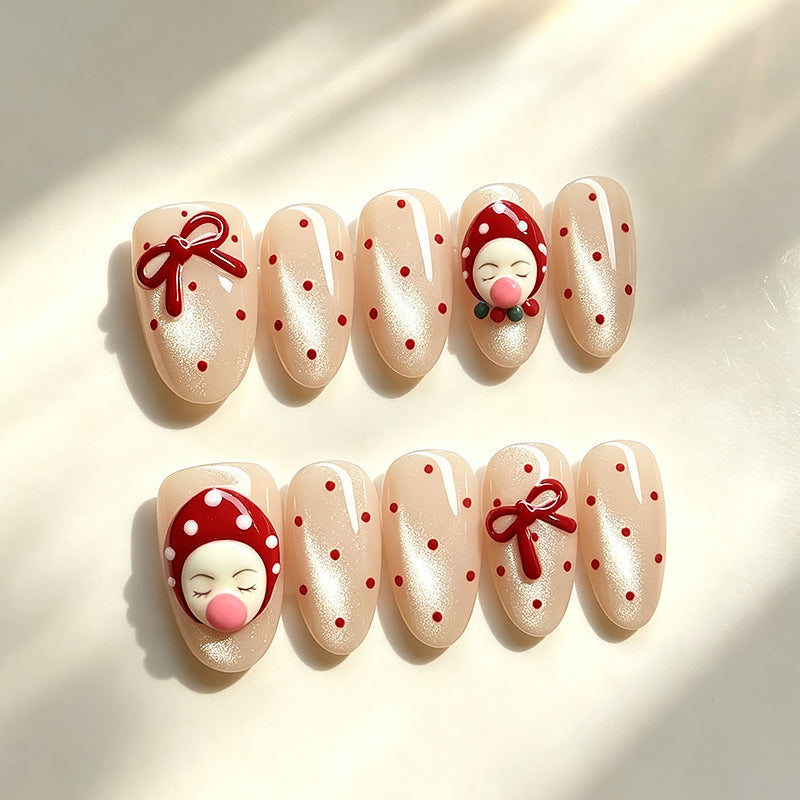 Festliches Thema Press-On Nagelschmuck Karnz