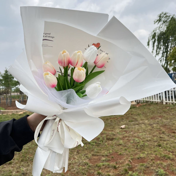 Dekoratives künstliches Tulpenbouquet