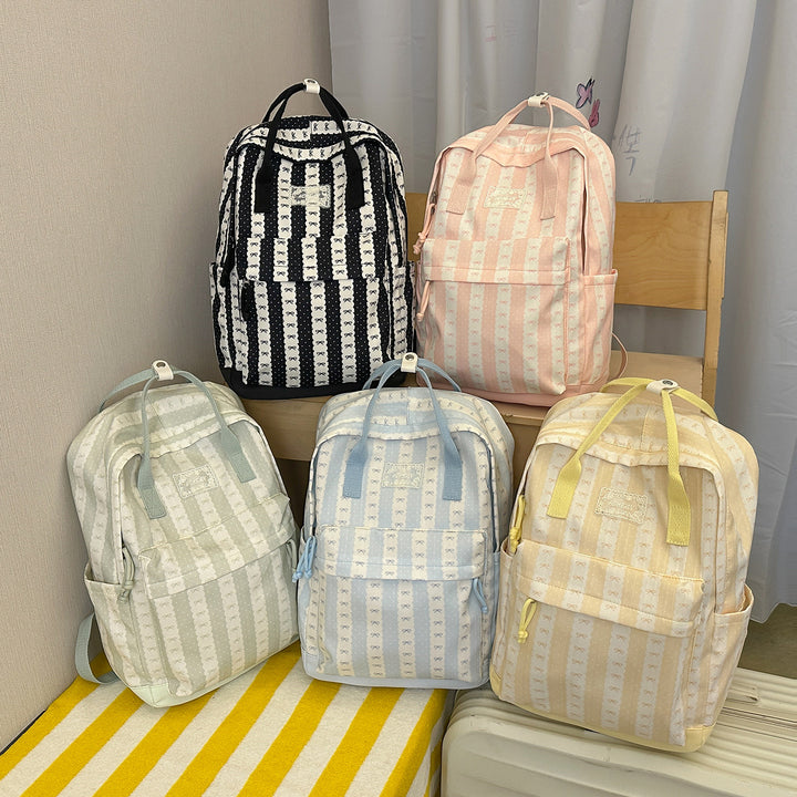 Verspielter Grafikdruck Rucksack Karnz