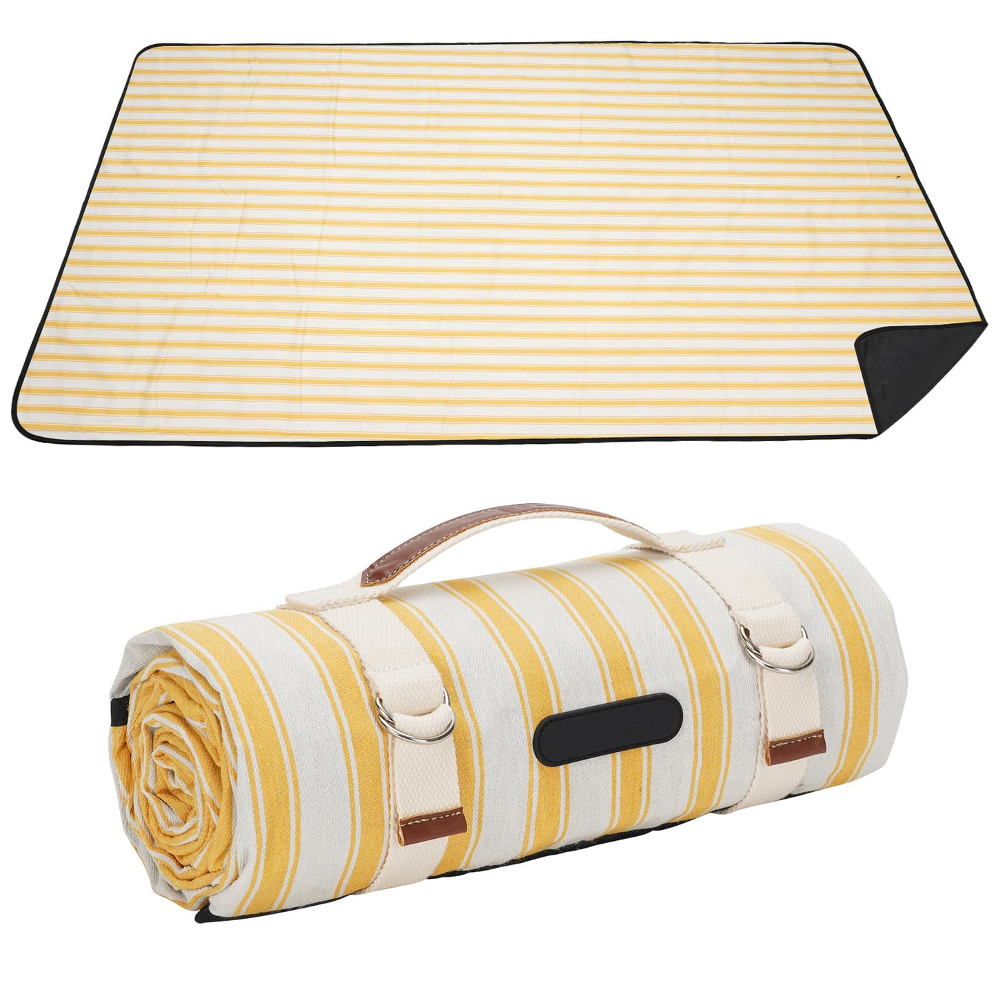 Unisex Picknickdecke mit wasserabweisender Unterseite und Tragegriff Karnz