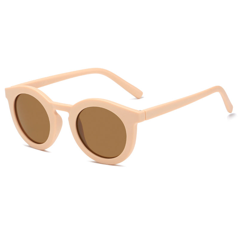 Damen runde Sonnenbrille mit modischem Design und UV-Schutz Karnz
