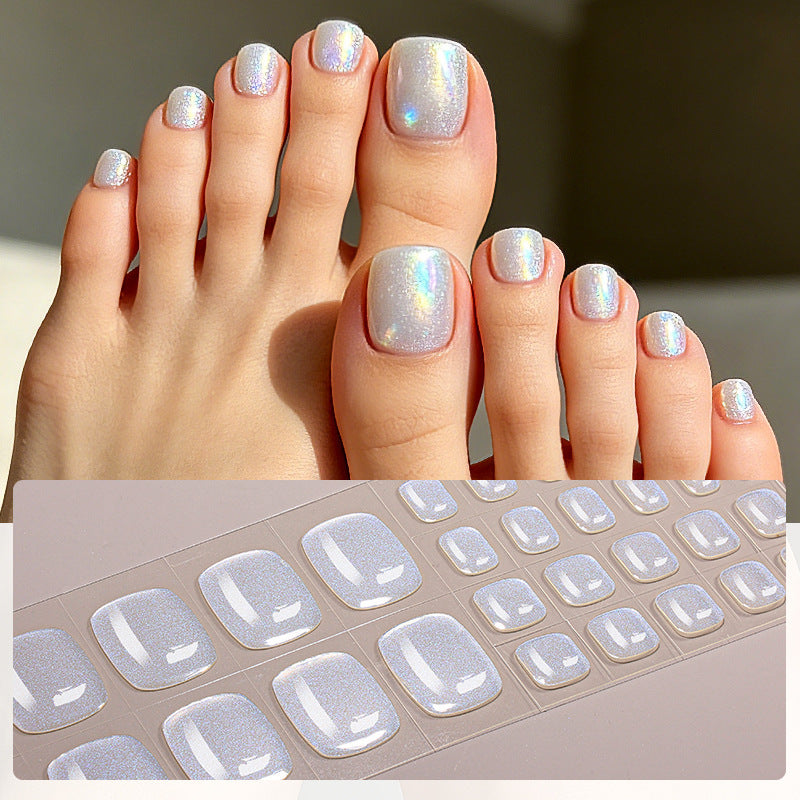 UV-freie glänzende Press-On Nagel-Wraps