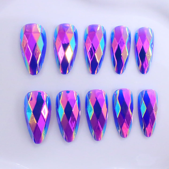 Dekorative Acryl Stiletto Nagelspitzen Karnz