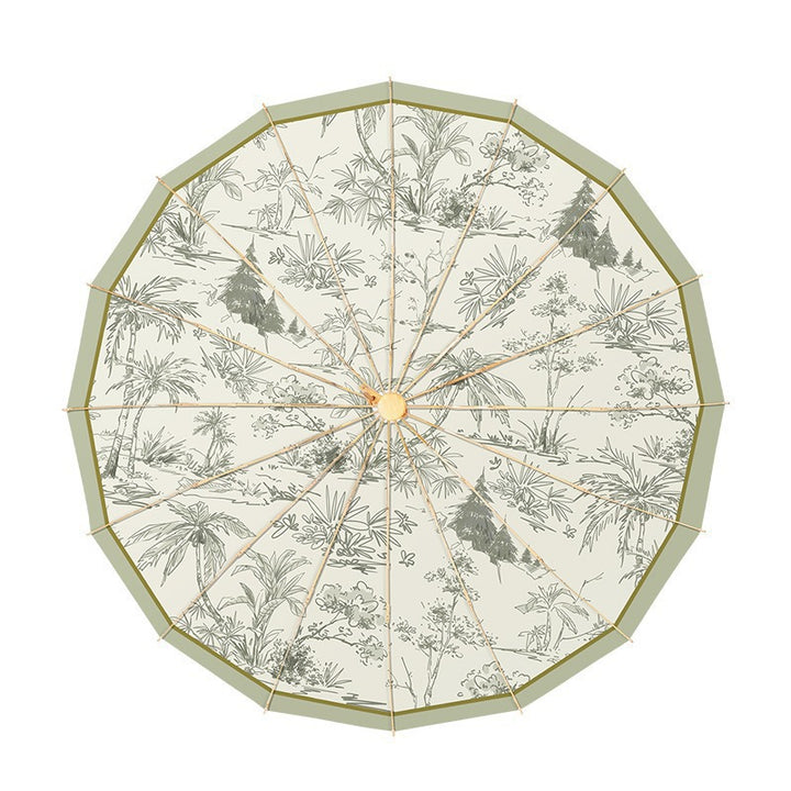 Damen Blütenmuster Faltparasol Karnz