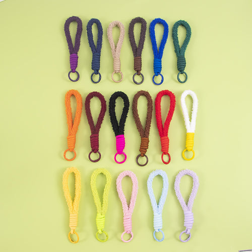 Texturierter Loop-Schlüsselanhänger Halter Karnz