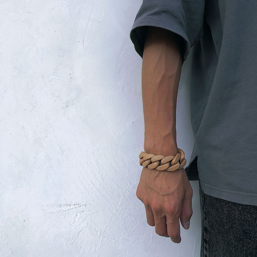 Stylische Silikon-Ketten-Armband Karnz