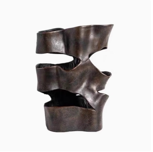 Skulpturale abstrakte dekorative Vase