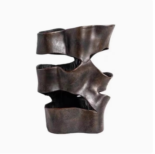 Skulpturale abstrakte dekorative Vase