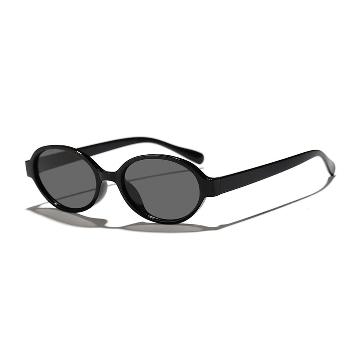 Damen modische ovalen Sonnenbrille mit tierischem Muster Karnz