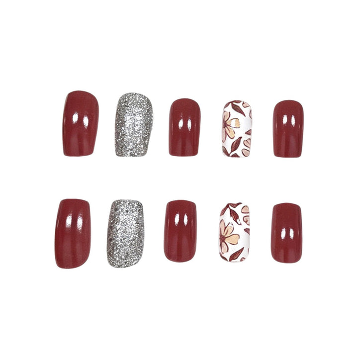 Künstlerisches Florales Nageldesign Karnz