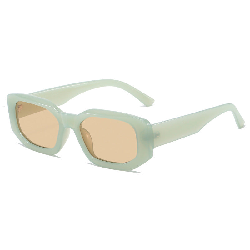Damen modische quadratische Sonnenbrille mit unverwechselbarem Rahmen Karnz