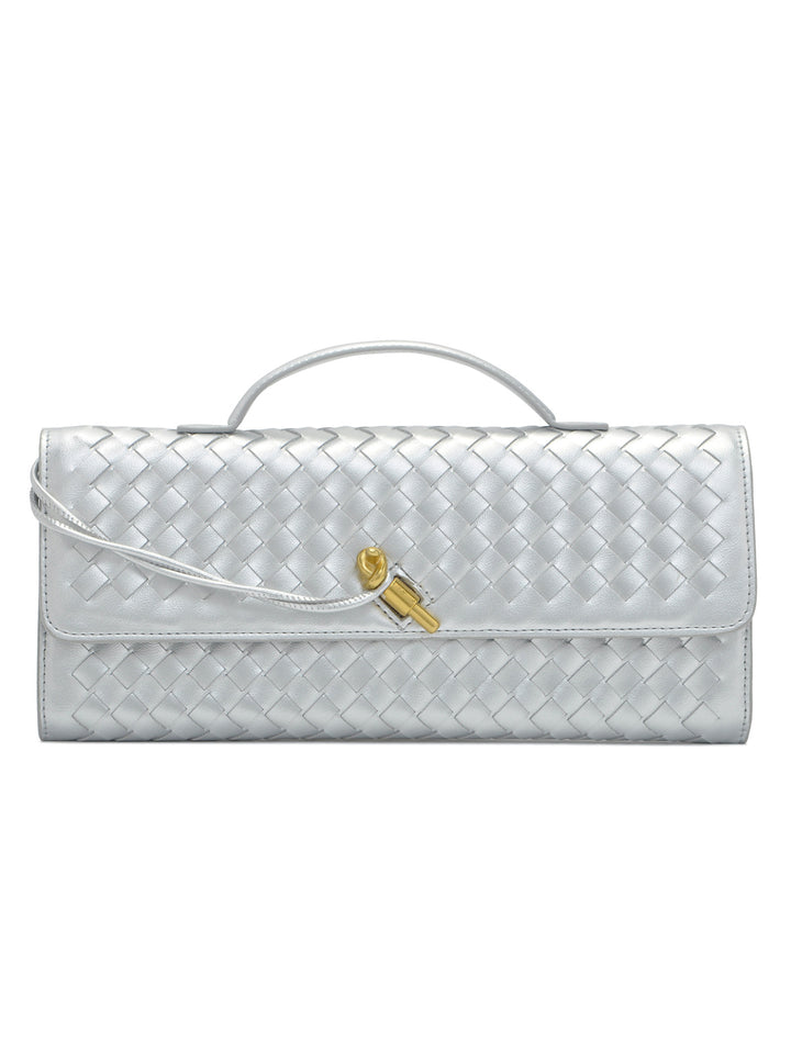 Texturierte Gewebte Clutch Tasche Karnz