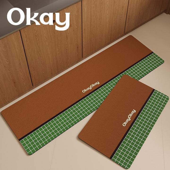 Anti-Fatigue Long Kitchen Runner Mat with Memory Foam Support