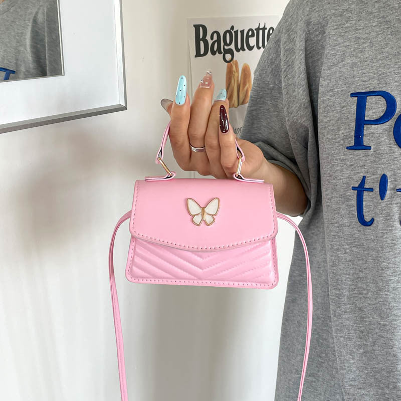WoChic Mini-Handtasche mit elegantem Schmetterlingsakzent Karnz