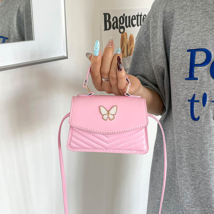 WoChic Mini-Handtasche mit elegantem Schmetterlingsakzent Karnz
