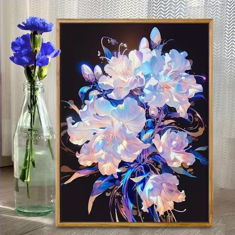 Florale Fantasie Illustrationskunstdruck Karnz