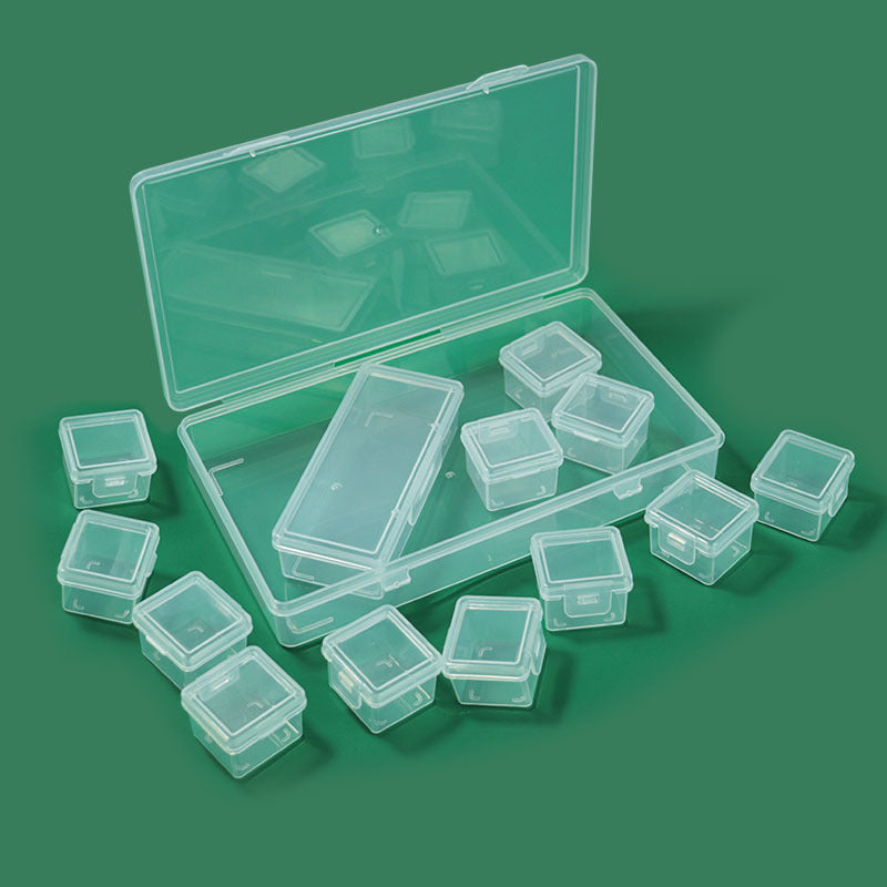 Transparente Mehrfach-Compartment Bastelaufbewahrung Organizer Karnz