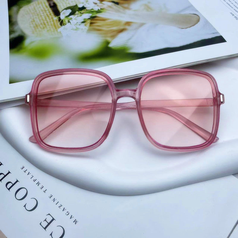 Oversized Retro Quadratische Sonnenbrille Karnz